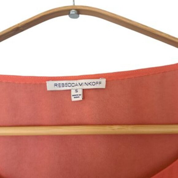 Rebecca Minkoff beaded Arm Trim Silk Top - Picture 5 of 7